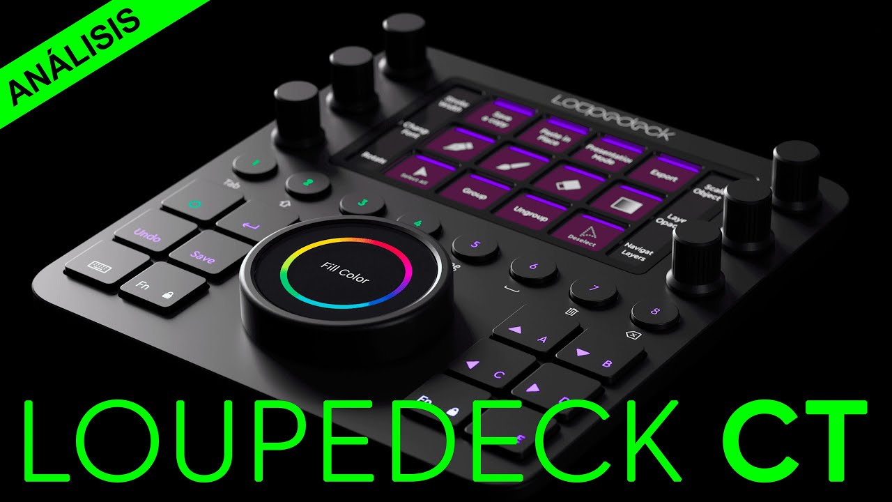 Loupedeck CT. Consola para múltiples aplicaciones creativas - YouTube