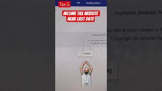 Income Tax Website Last Days of Filing #taxg #taxreturn #incometax