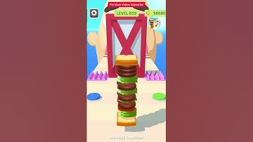 Sandwich 🥪 Runner 🤯 GamePlay Walkthrough Level 859 || #shorts #sandwichrunner #trending #gameplay