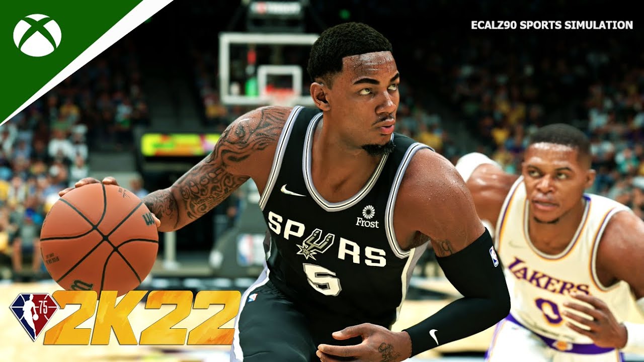 NBA 2K22 Next Gen LA LAKERS vs SAN ANTONIO SPURS (XBOX SERIES X) [4K UHD] NBA 2K22 Gameplay
