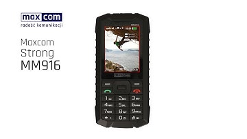 Prezentacja Maxcom Strong mm916 3G