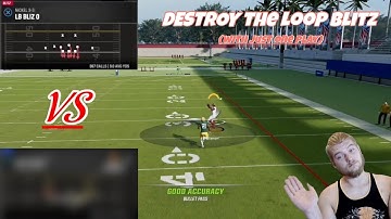 How to beat the meta loop blitz with one stock play! (The best play in early game Madden 23) #mut