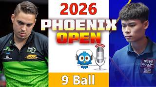 Francisco Sanchez Ruiz vs Yi-Hsuan Sun - 9 Ball - 2026 Phoenix Open
