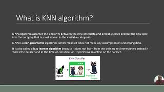 K-Nearest Neighbors Algorithm | Machine Learning | ID: 12108018 | Presentation