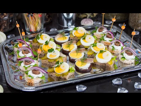 Video: Canape Med Sild