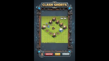 gaint cannon vs heroes #ythsorts#clashofclans#gaming#cocshorts#supercell#clashofmagic#viral#trending