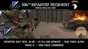 506th IRRU: Operation Dust Devil 10-25 - Task Force Alpha | Havoc 6 - Task Force Commander