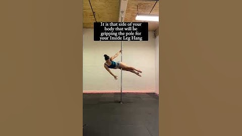 How to do the pole trick Superman to Inside Leg Hang // Pole Dance Tutorial #polefitness #poledance