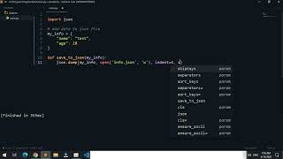 Update json file using python