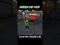 Green hip hop  shorts