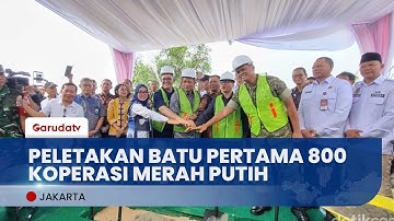 Kemenkop Resmikan Pembangunan 800 Koperasi Merah Putih