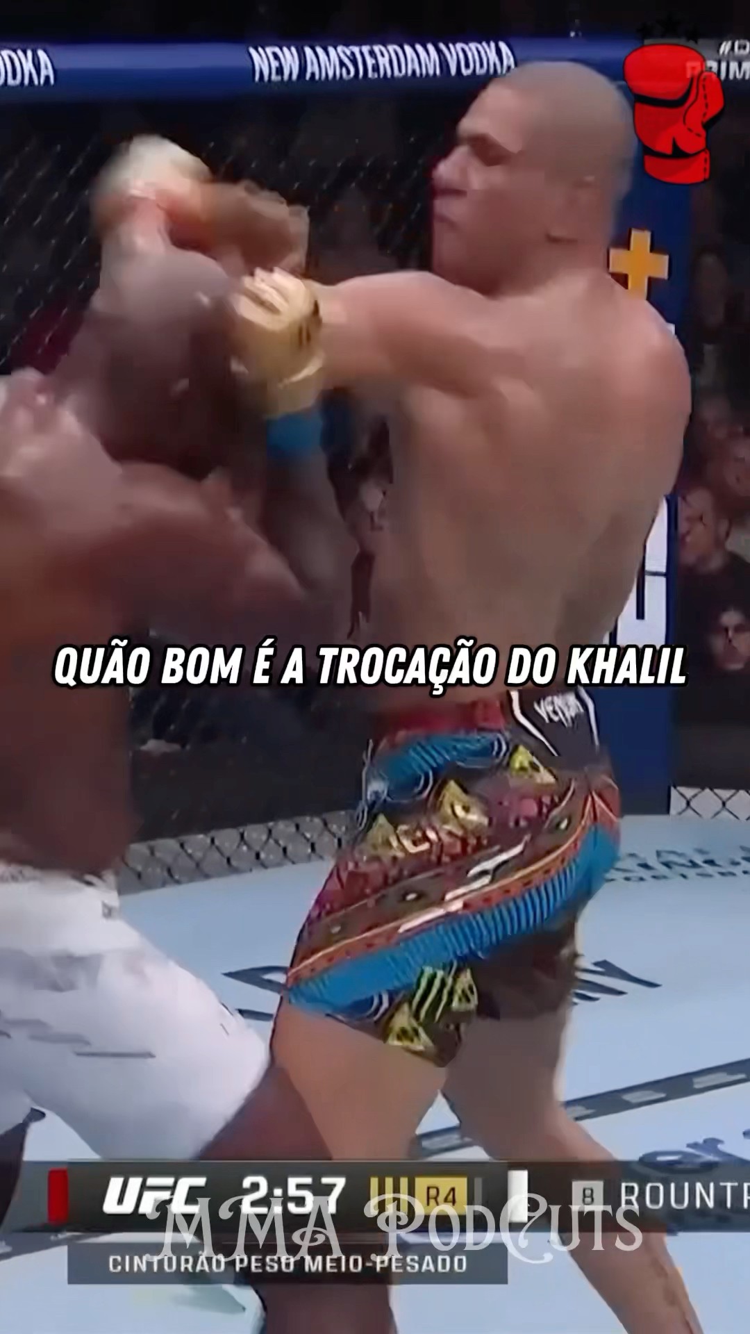 ALEX PEREIRA FALA DA TROCAÇÃO COM KHALIL ROUNTREE #mma #luta #boxe #ufc #shortsfeed #brasil #foryou