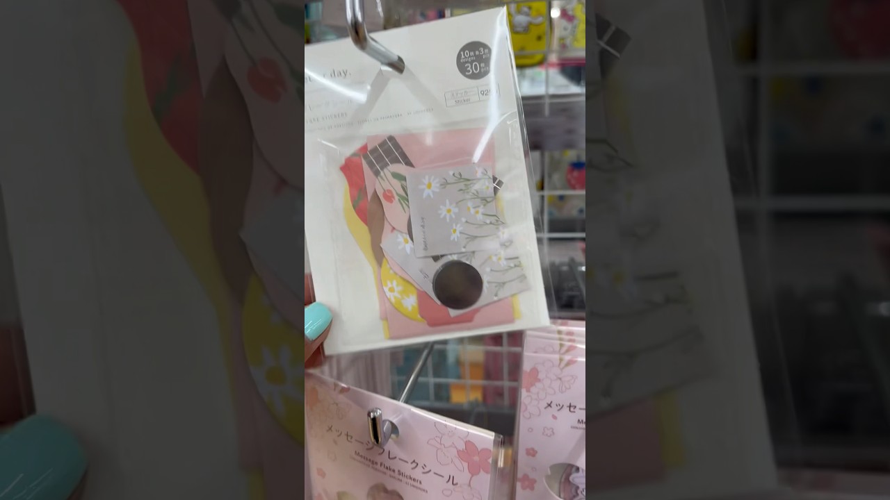 Spring themed daiso items 🌸