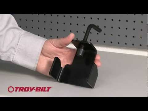 How to use a blade removal tool | Troy-Bilt riding lawn mower