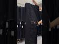New🖤Latest  heavy kardana Embroidery Abaya design burkha embroidery design Collection #Short #abaya