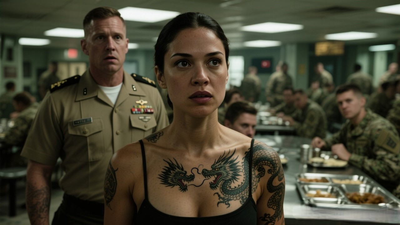 «Старший сержант отдал приказ об обыске в столовой — и тут её татуировка с изображением дракона и...