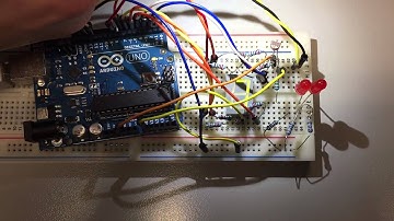 LDR to 7 segment display