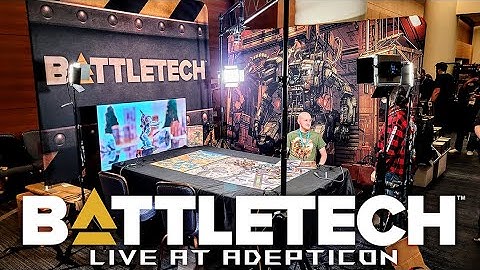 Battletech LIVE at AdeptiCon Launch Video Part 2