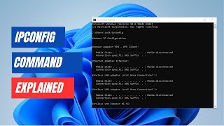 IPConfig Command and Options Explained