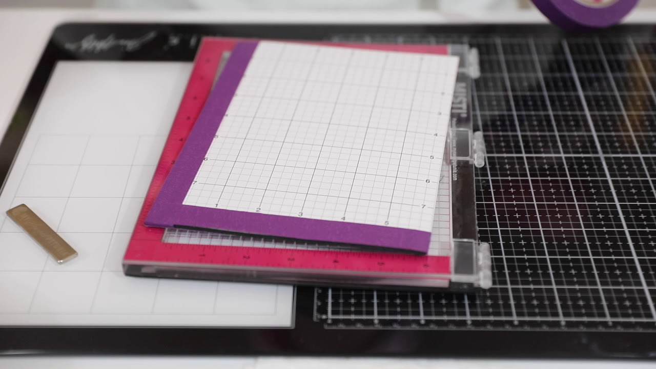 Two Minute Tip - Never Need Magnets in Your MISTI Stamp Platform Again -  How To Install Sticky Grid 