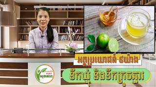 អត្ថប្រយោជន៍ ៩យ៉ាង របស់ទឹកឃ្មុំ និងទឹកក្រូចឆ្មារ | 9s Benefits of Honey Lime