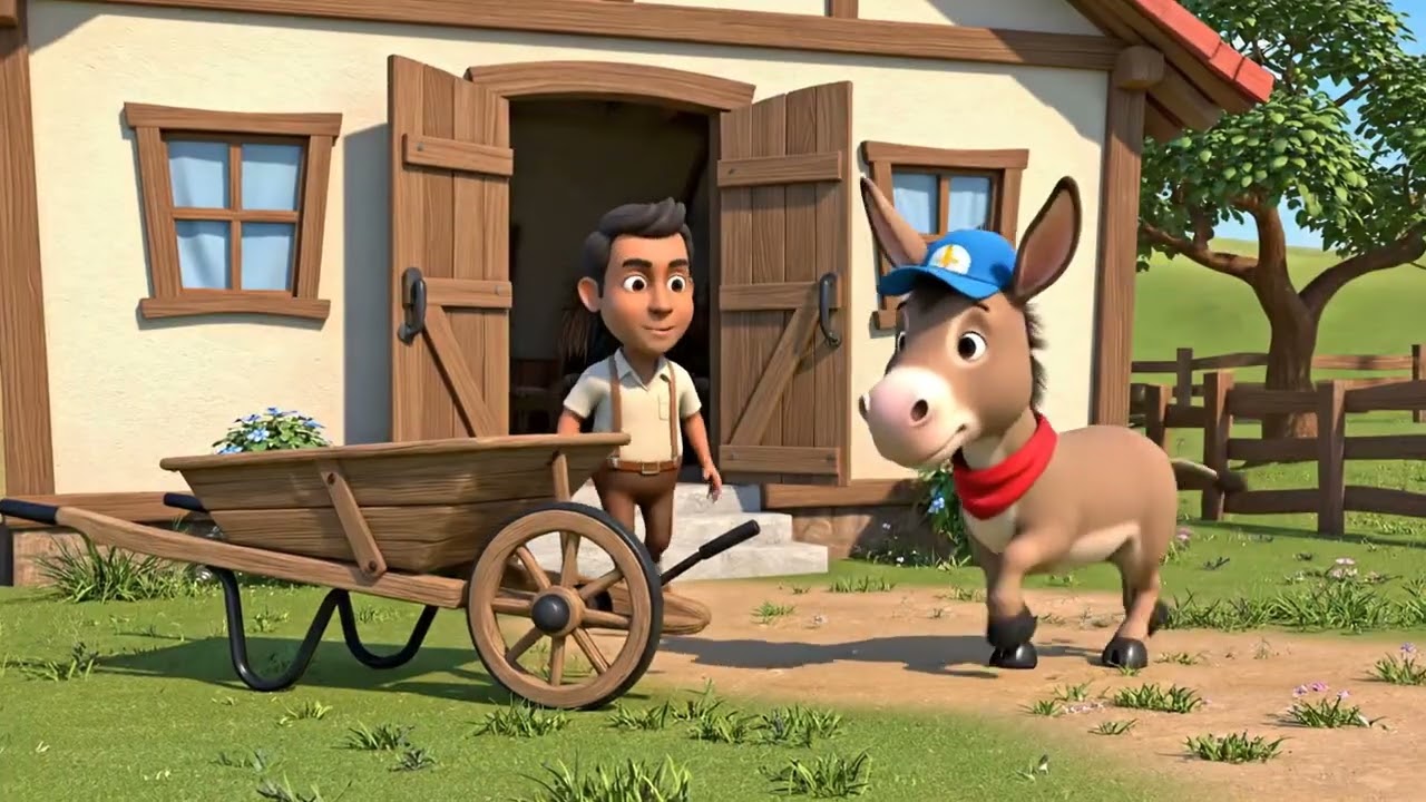 Gogo the Smart Donkey | Fun Learning Moral Story for Kids | Think Smart, Not Hard!