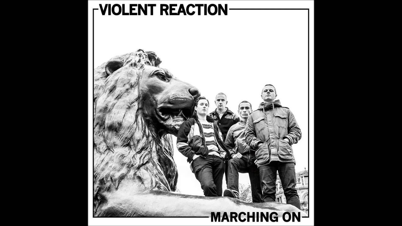 VIOLENT REACTION - 01 - M1 Stomp - MARCHING ON  LP