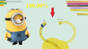 Paper.io 3 Map Control: 100.00% [Minions]