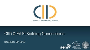 CIID & Ed Fi Building Connections