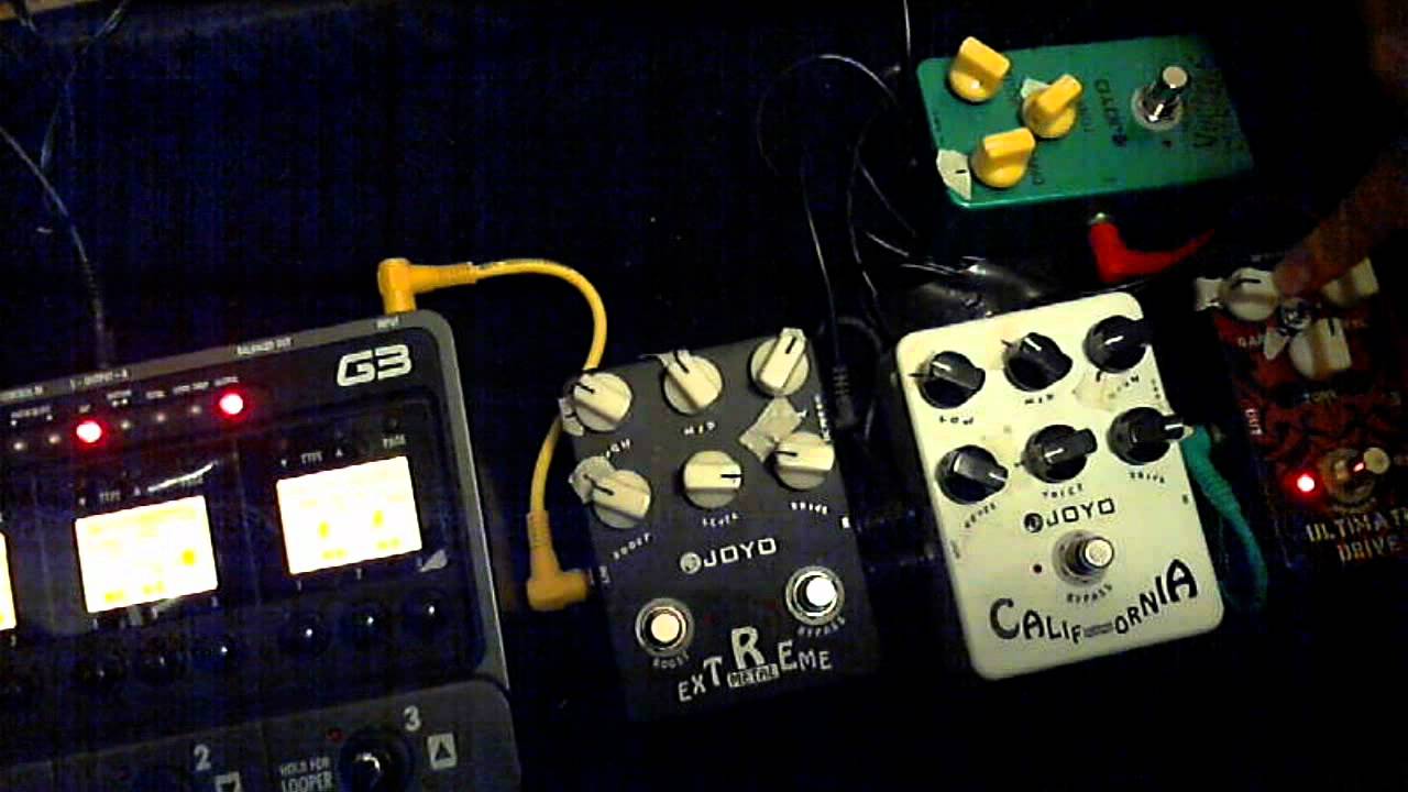 Joyo Vintage overdrive and Ultimate drive Full Demo no talking just playing - YouTube