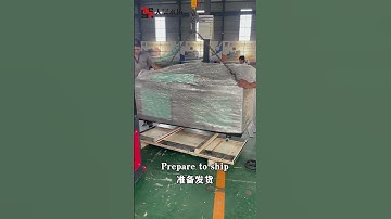 The rebar threading machine is dispatched from Horgos Port for export to Uzbekistan.#TCYTmachinery