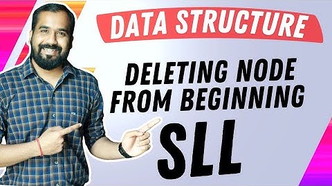 Deleting a Node from Beginning of Singly Linked list Explained in Hindi l Data Structure