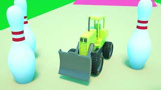 head shoulders knees toes song cars pass obstacles baby