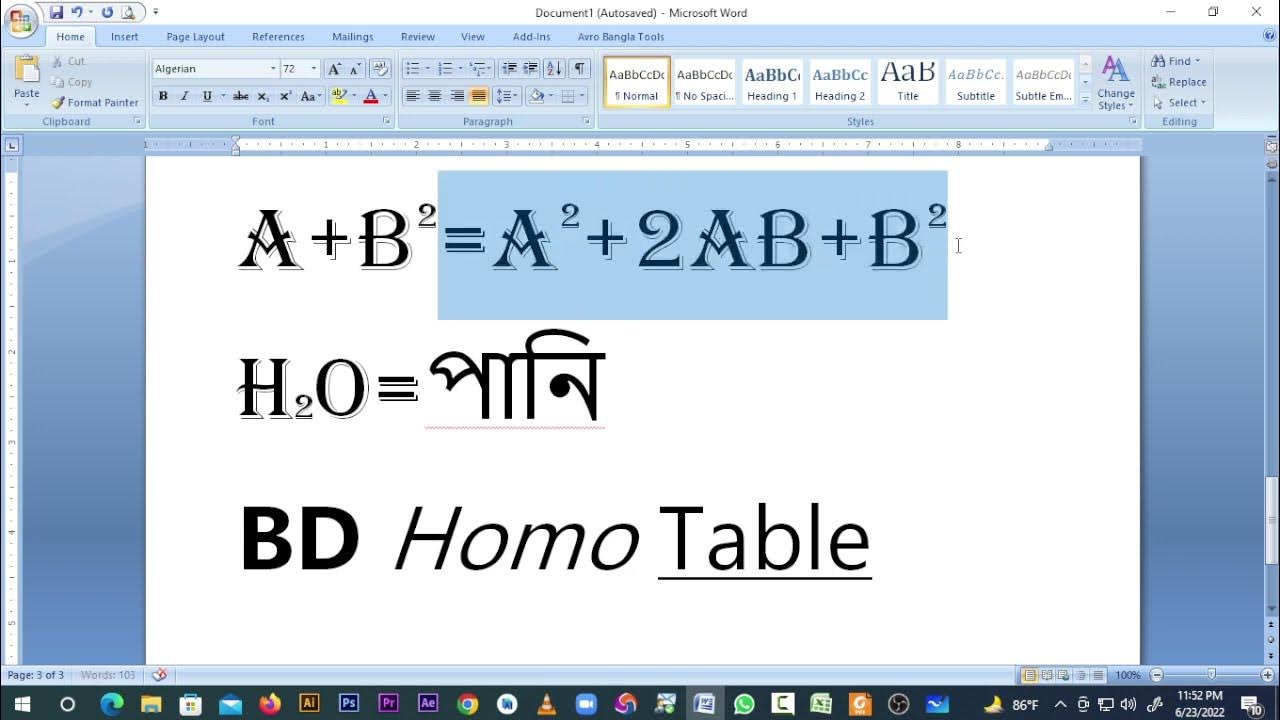 Microsoft Word Tutorial: What Are the Differences Between Superscript ...