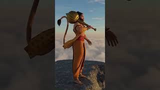 3D Legend Hanuman 🚩🙏 #3d #3danimation #sanatandharma #hindu #hindugod #hanuman