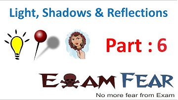 Physics Light Shadow & Reflection Part 6 (Reflection of Light) Class 6 VI