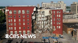 Apartment building partially collapses in Davenport, Iowa