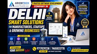 Software Development Company in Delhi | Custom Software & AI Solutions | Ariomtech