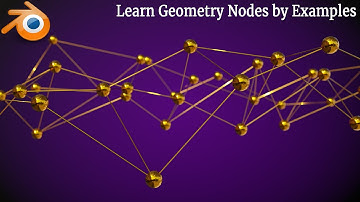 Learn Geometry Nodes by examples - Make Abstract Plexus #oe277