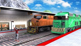 Train VS Train Racing Simulator All Levels Gameplay Walkthrough iOS Android Game 🏍🚆🚂 screenshot 5