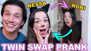 Twin Swap Halloween Costume TikTok Prank!  Merrell Twins