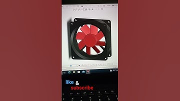 Exhaust fan #solidworkstutorial #art #motionstudy #solidworks