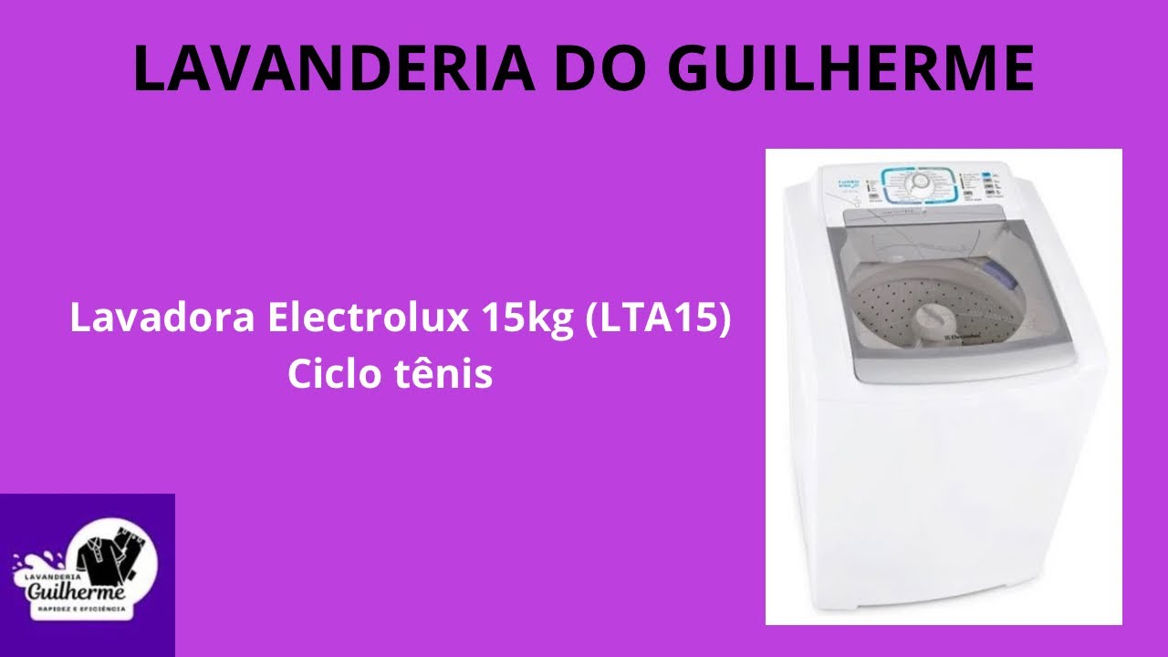 Lavadora Electrolux 15kg (LTA15) Lavando tênis 
