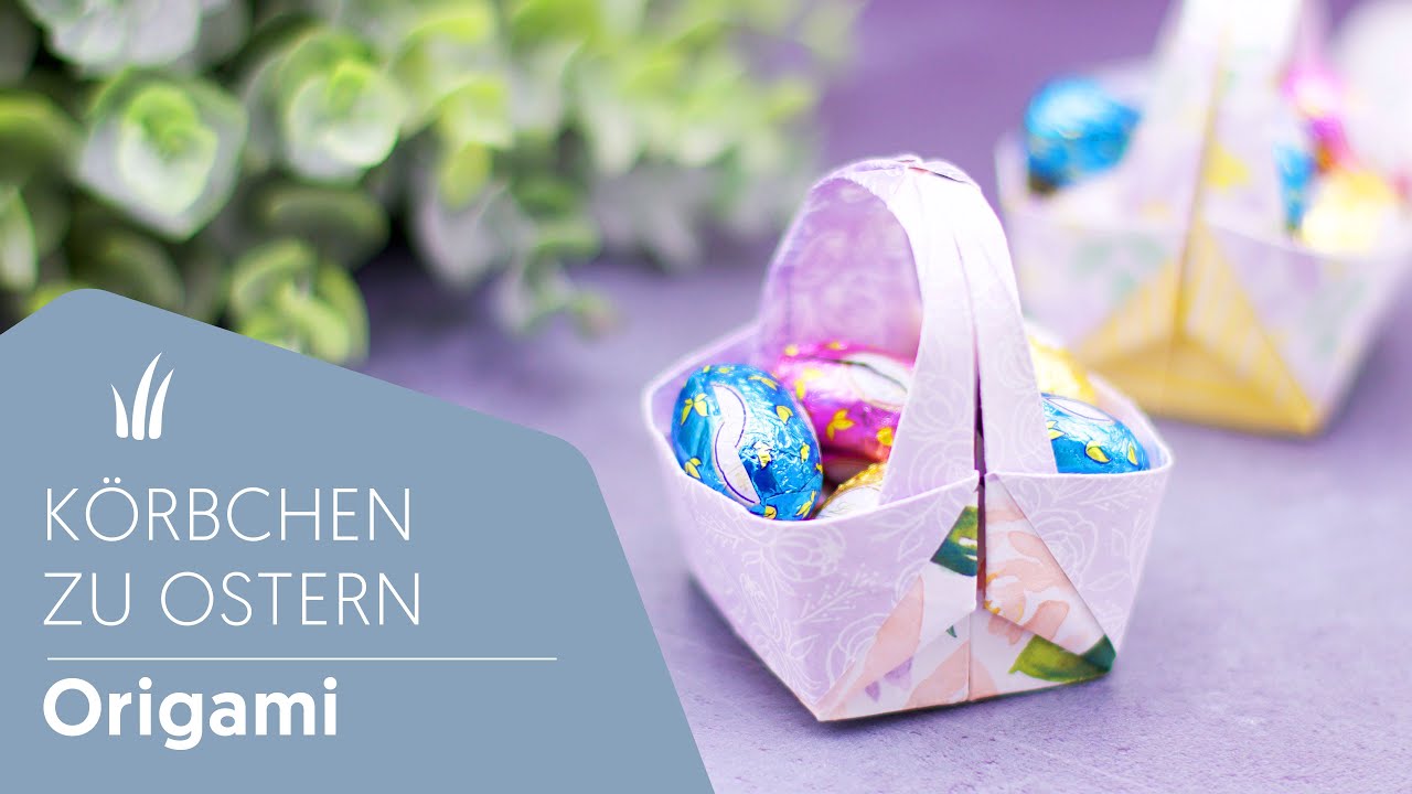 ORIGAMI Osterkörbchen 2025 | aus einem Blatt Papier | Stampin’ Up!