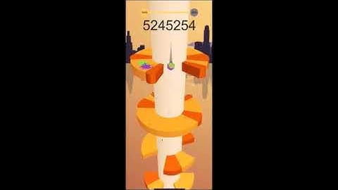 10000 Levels passed in Helix Jump Video game