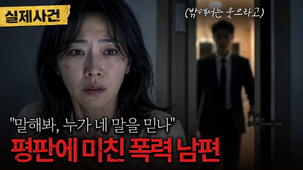 [실제사건] 평판에 미친 가정폭력 남편의 실체