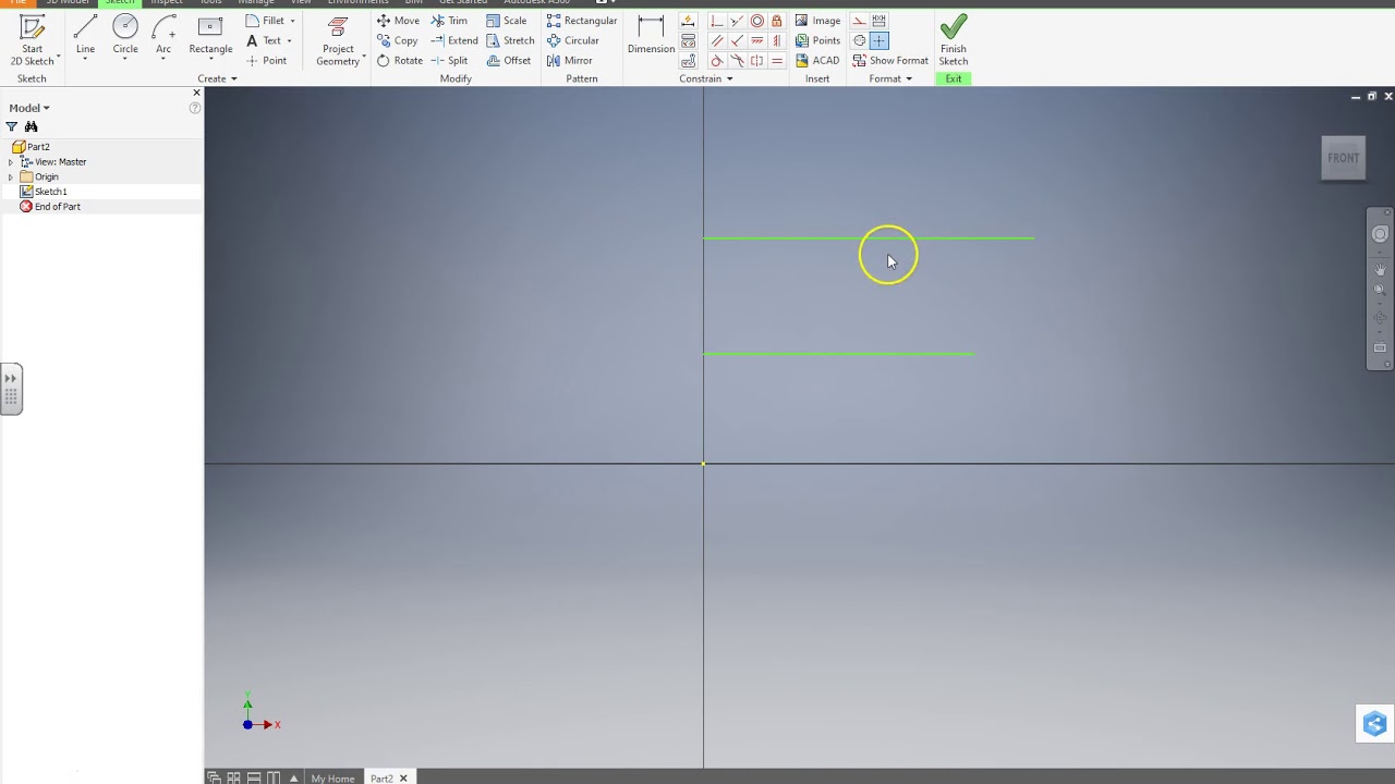 Lines Dimensioning Measuring Distance Zooming Panning YouTube