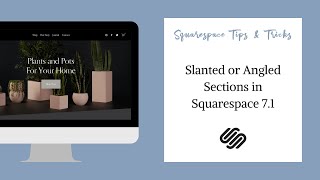 Famous Slanted or Angled Sections | Squarespace 7.1 Profile