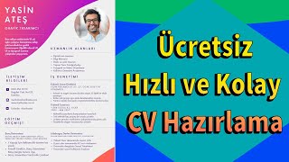 Ücretsiz Hızlı ve Kolay CV Hazırlama Sitesi (Özgeçmiş)