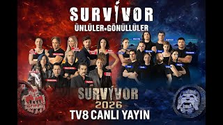 TV8 CANLI YAYIN - SURVİVOR ALL STAR 2026 YENİ SEZON  #Live